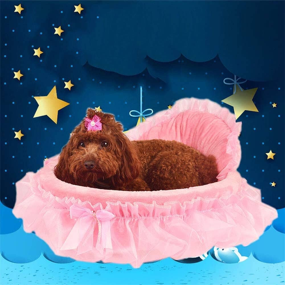 Lit Pour Chien - CuteLaceDogBed™ - Rose