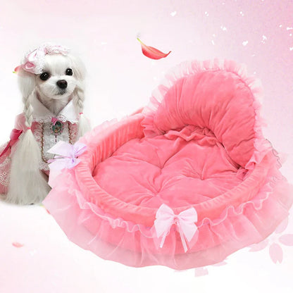 Lit Pour Chien - CuteLaceDogBed™ - Rose